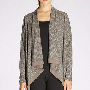 NWT Bobeau silk trimmed cardigan L